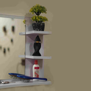 Fabulous DIY Wall Mounted Dressing Table / Wall Mirror With Shelf